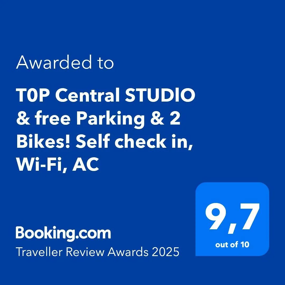 Loft Bed Studio With Free Parking, 2 Bikes! Self Check In, Wi-Fi, Ac Pula Apartment